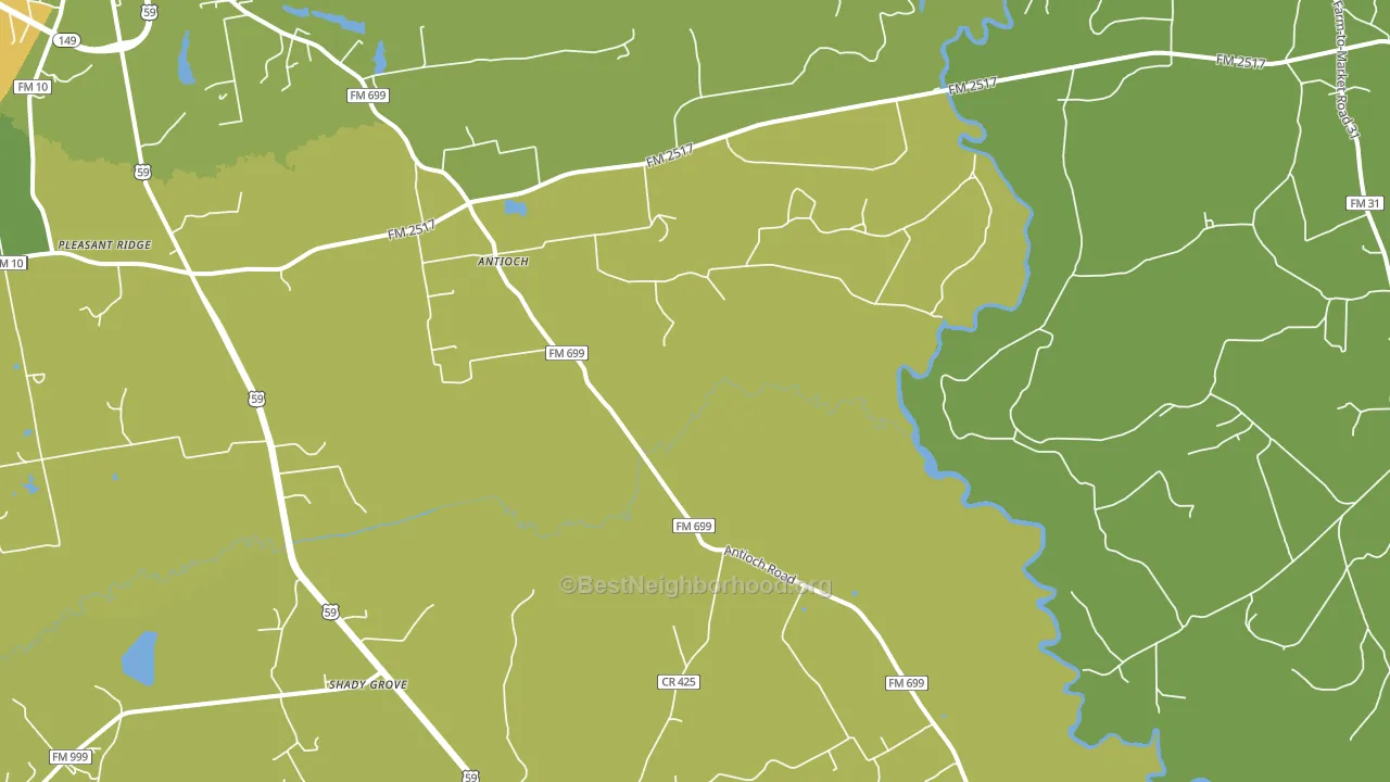 Daniels, TX block-group voter-turnout map