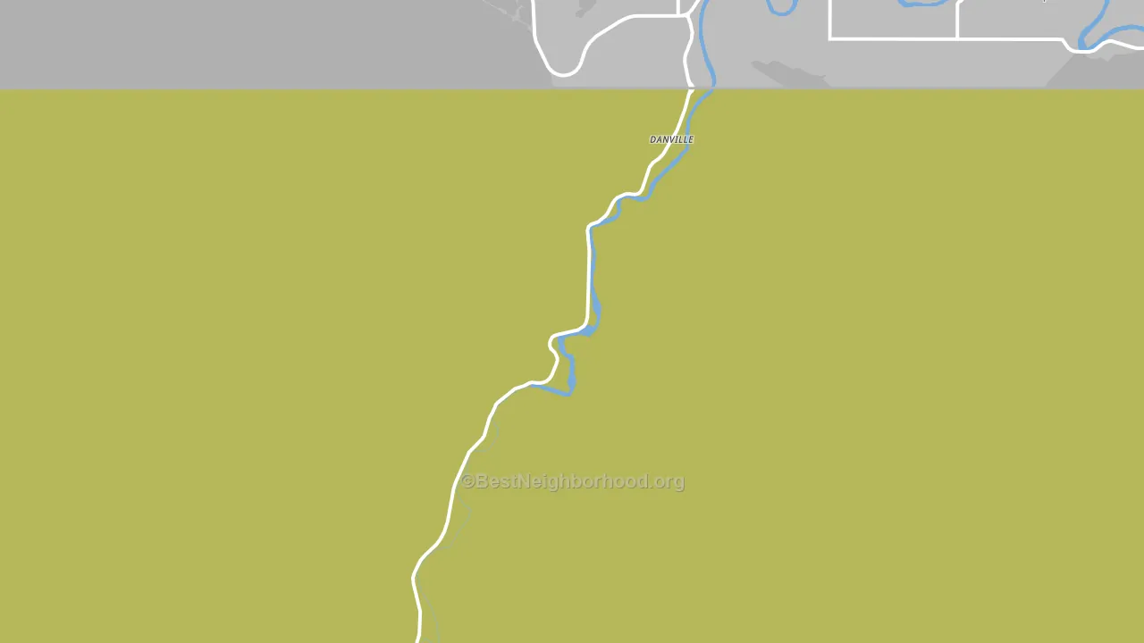 Danville, WA block-group voter-turnout map