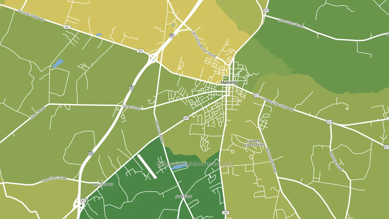 Davis Station, SC block-group voter-turnout map