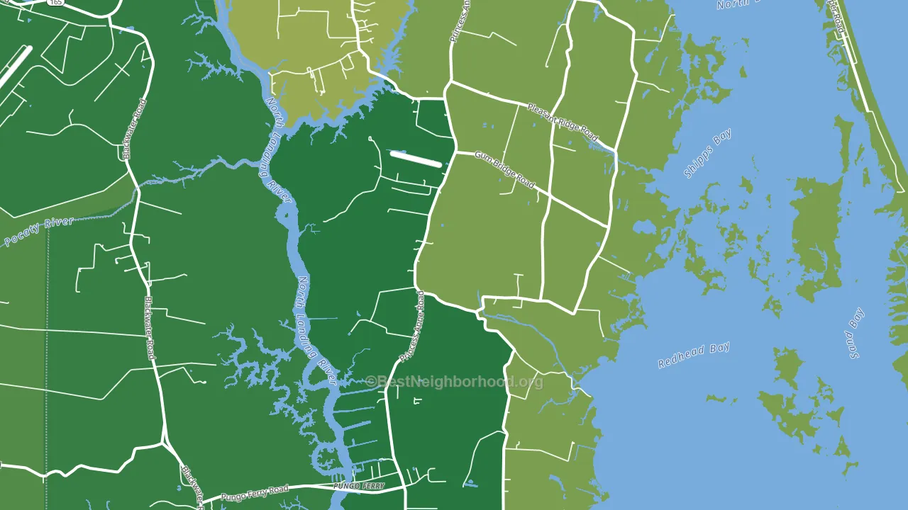 Dawley Corners, VA block-group voter-turnout map