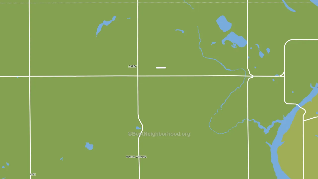 Dazey, ND block-group voter-turnout map