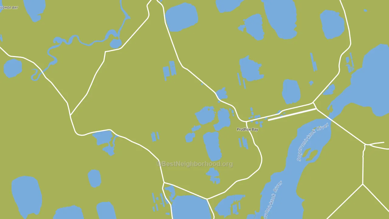 Deadhorse, AK block-group voter-turnout map
