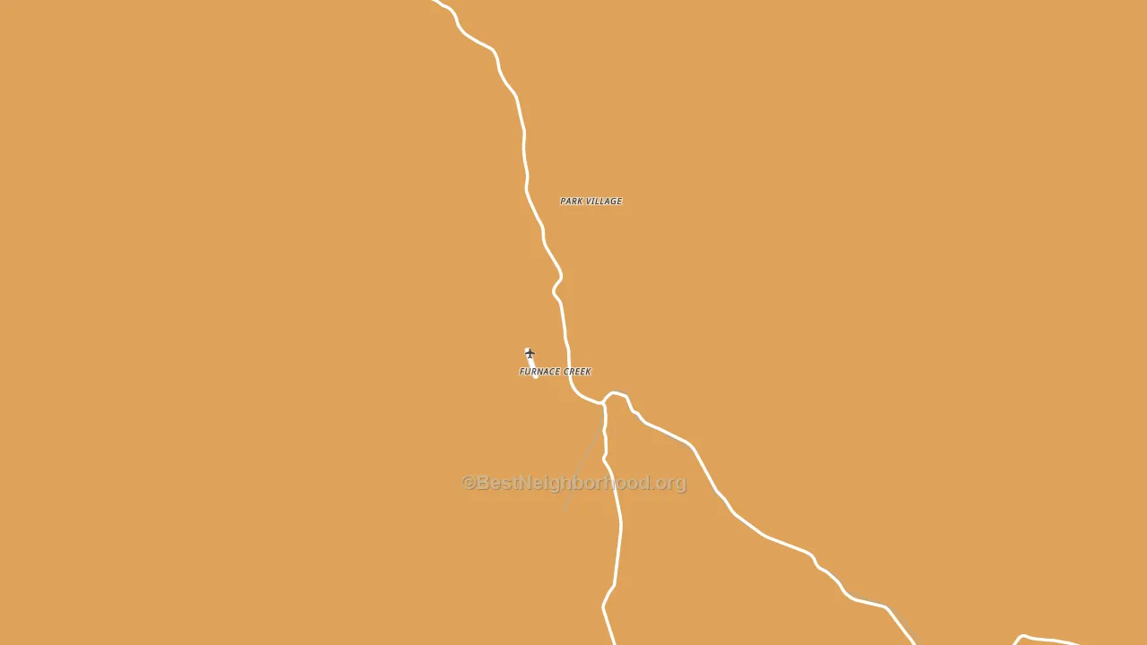 Death Valley, CA block-group voter-turnout map