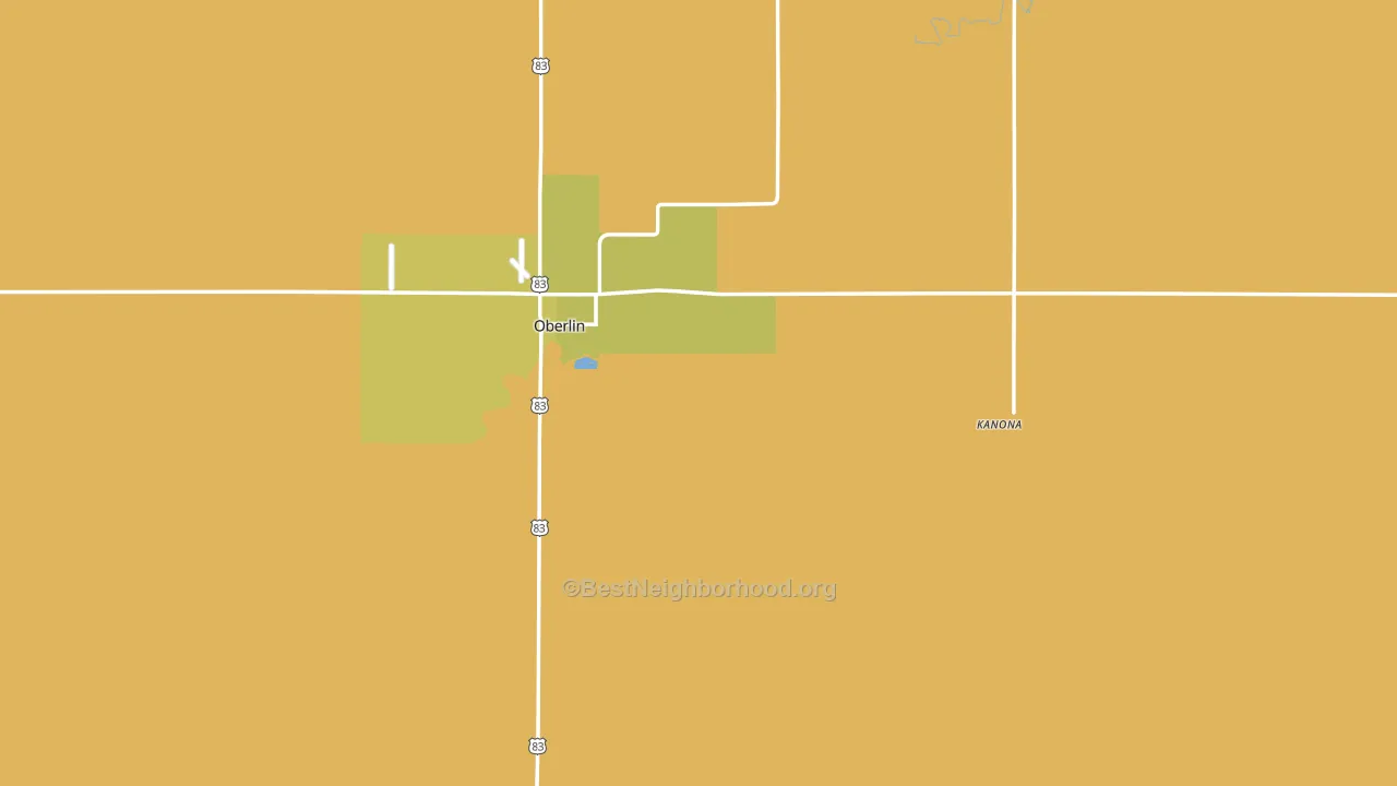 Decatur County, KS block-group voter-turnout map