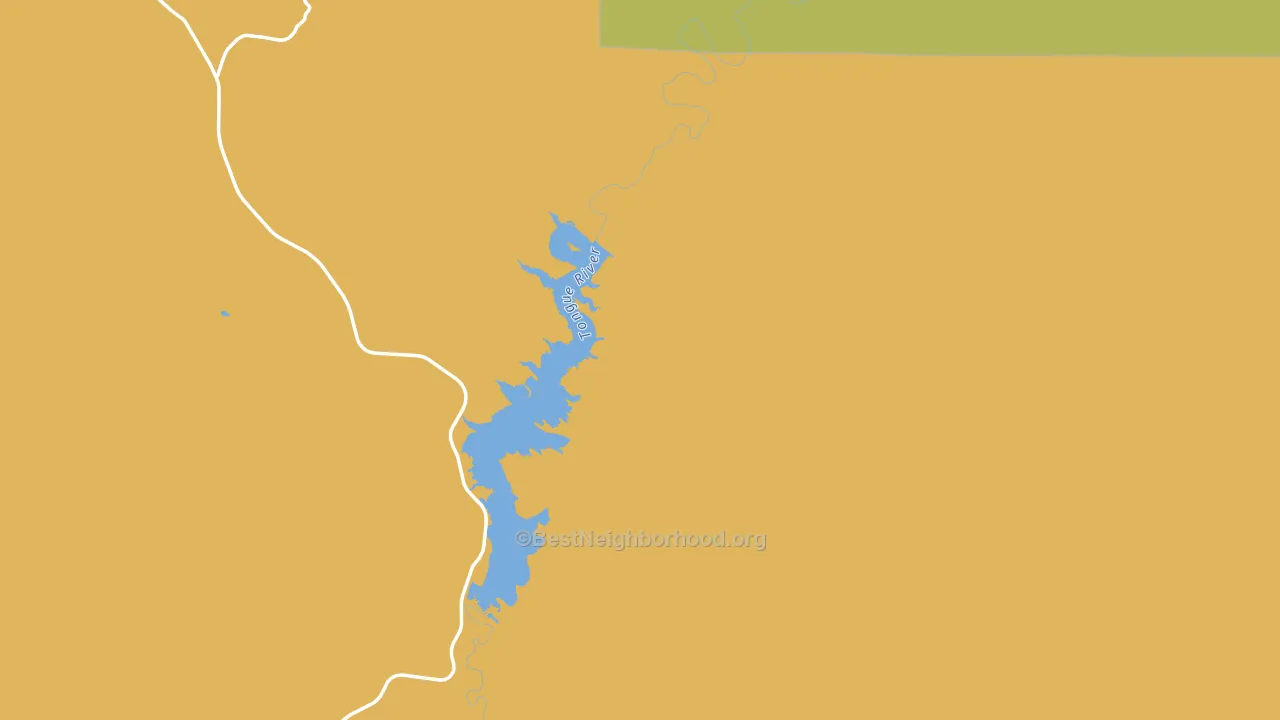 Decker, MT block-group voter-turnout map