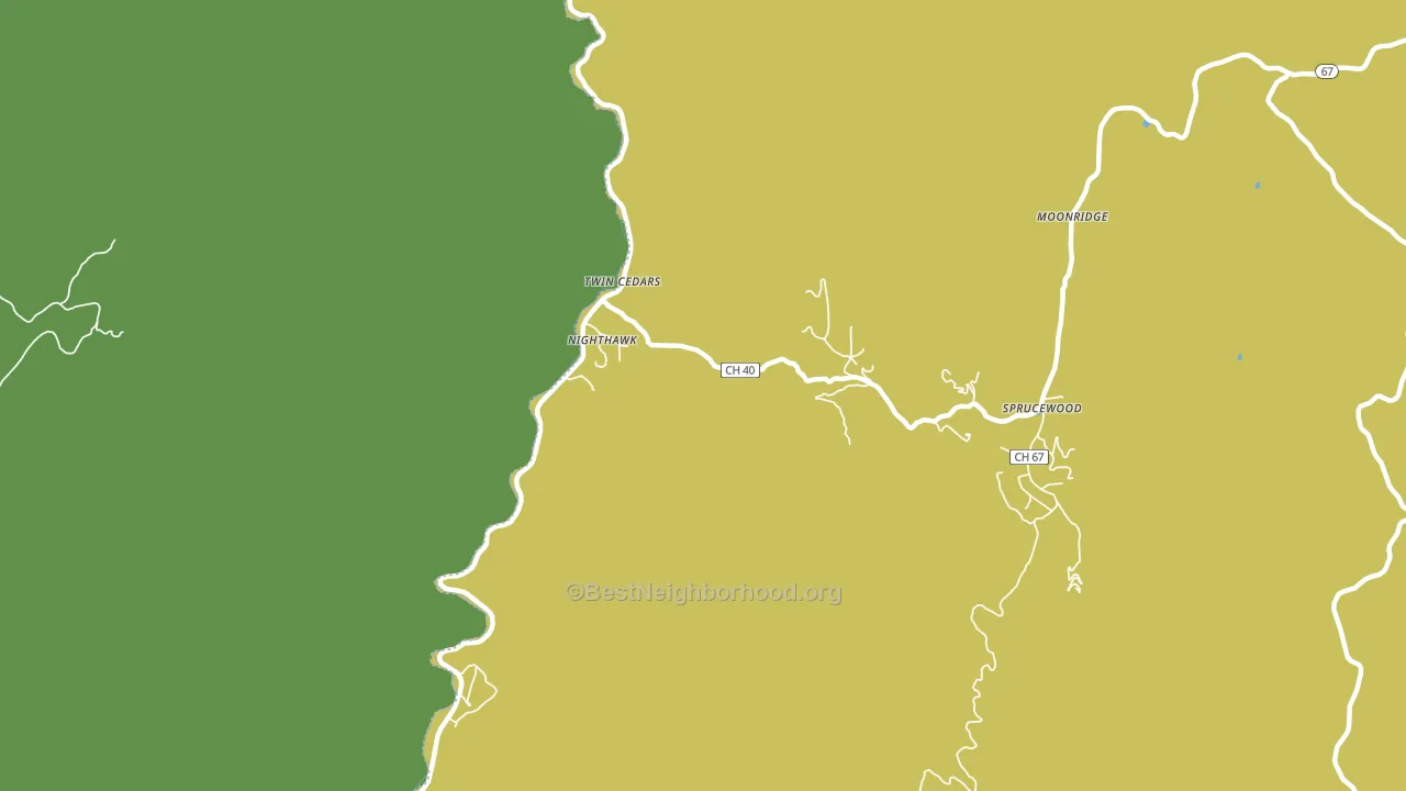 Deckers, CO block-group voter-turnout map