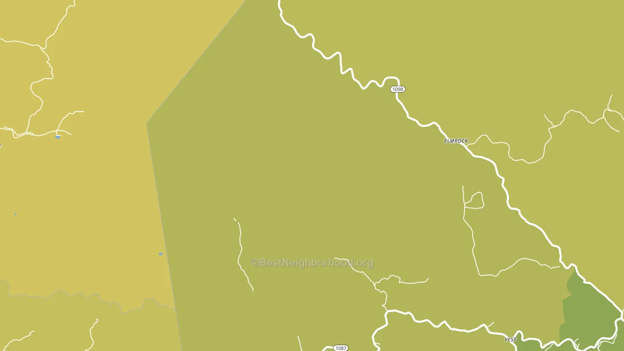 Decoy, KY block-group voter-turnout map
