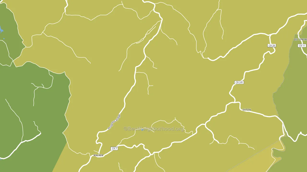 Deerwalk, WV block-group voter-turnout map