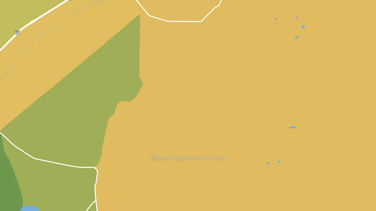Deeth, NV block-group voter-turnout map