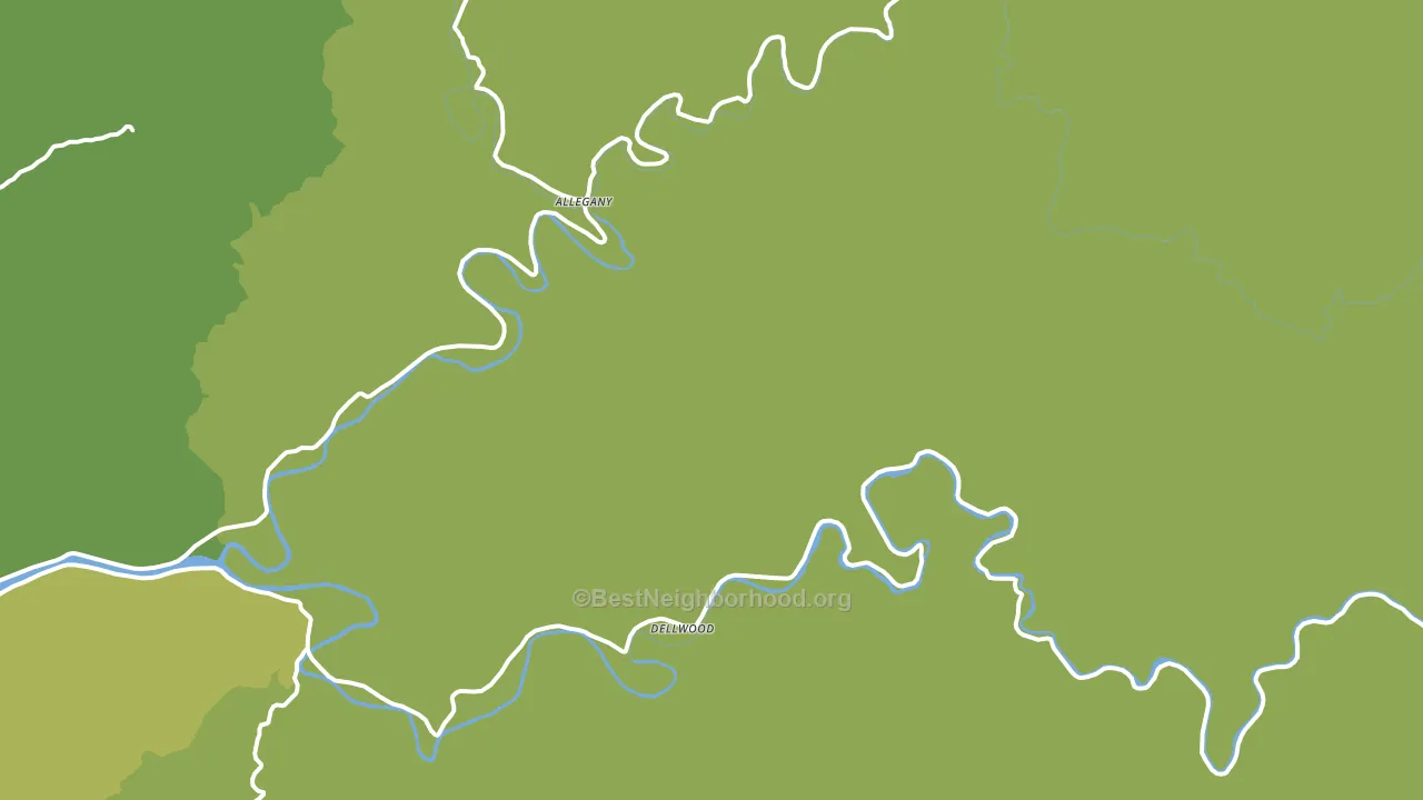 Dellwood, OR block-group voter-turnout map