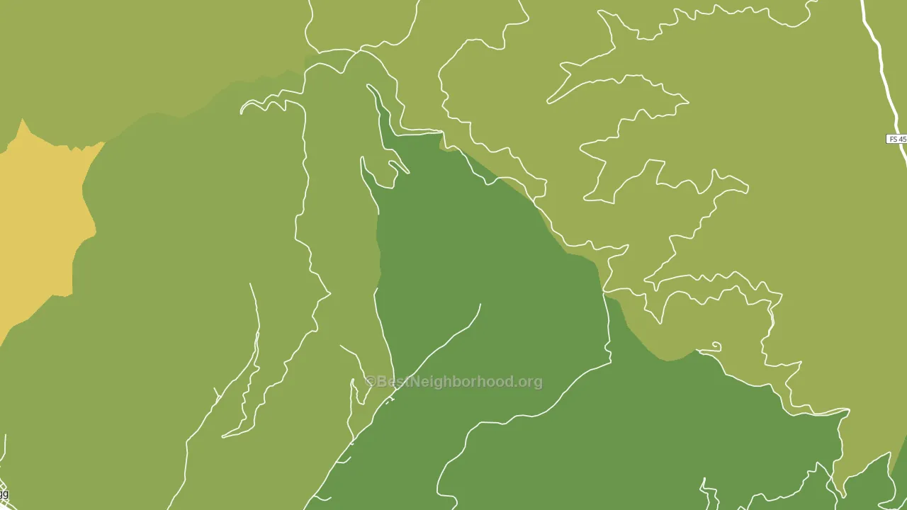 Delta, ID block-group voter-turnout map