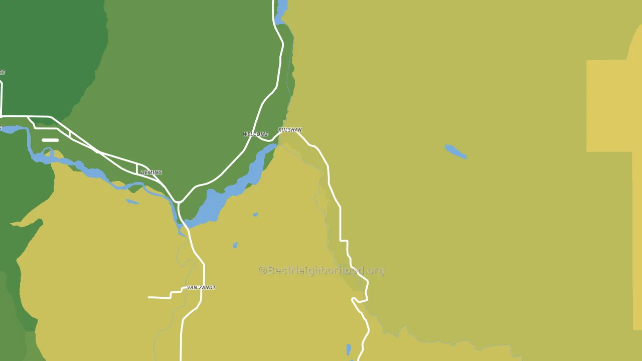 Deming, WA block-group voter-turnout map