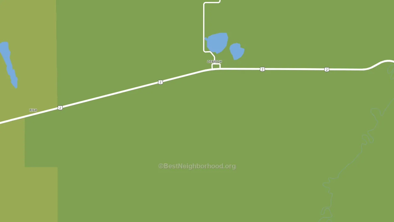Denbigh, ND block-group voter-turnout map