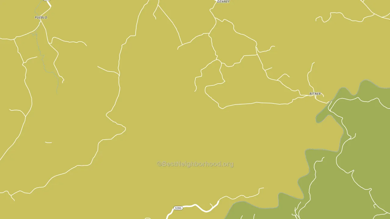 Denney, KY block-group voter-turnout map