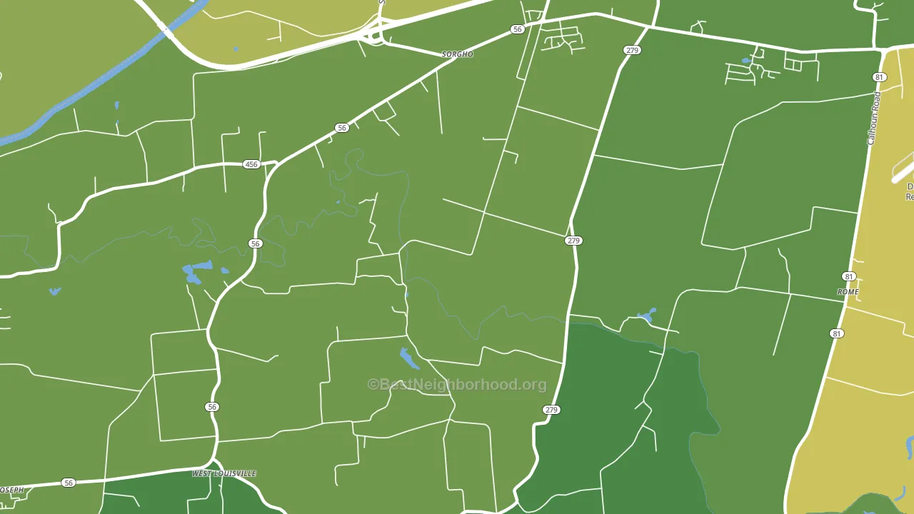 Dermont, KY block-group voter-turnout map