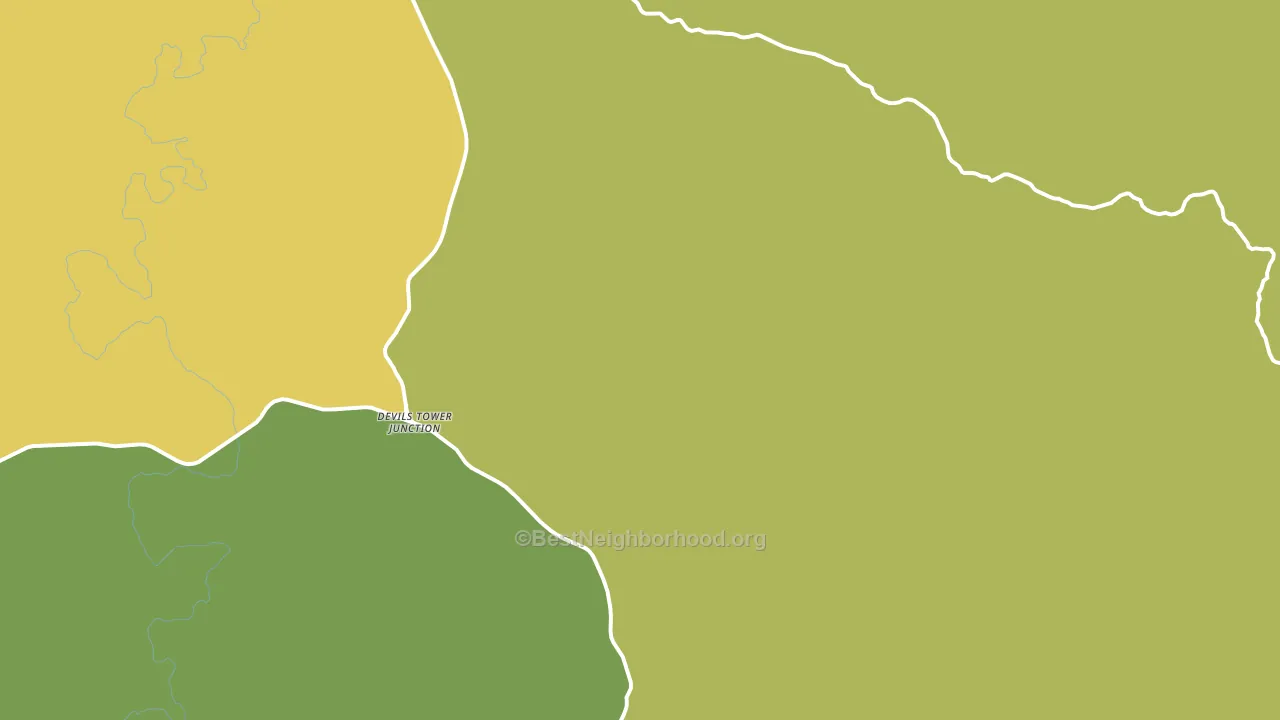 Devils Tower, WY block-group voter-turnout map