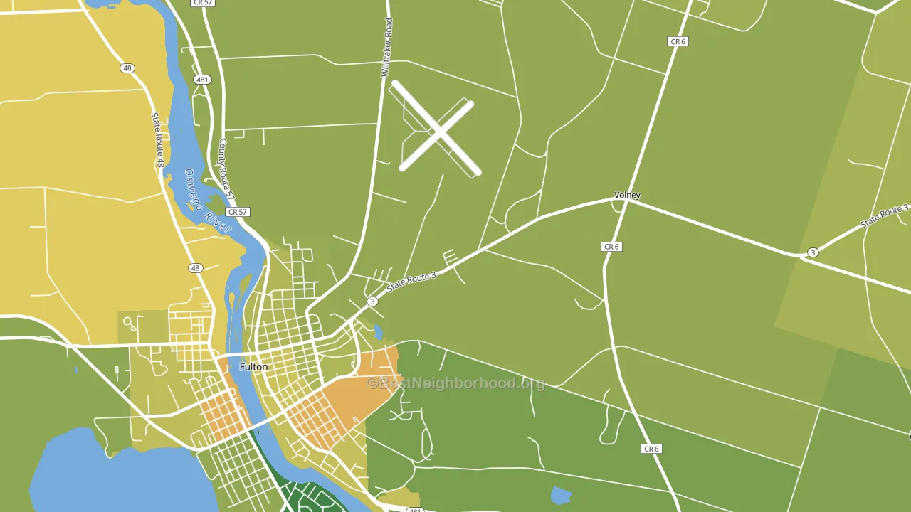 Dexterville, NY block-group voter-turnout map
