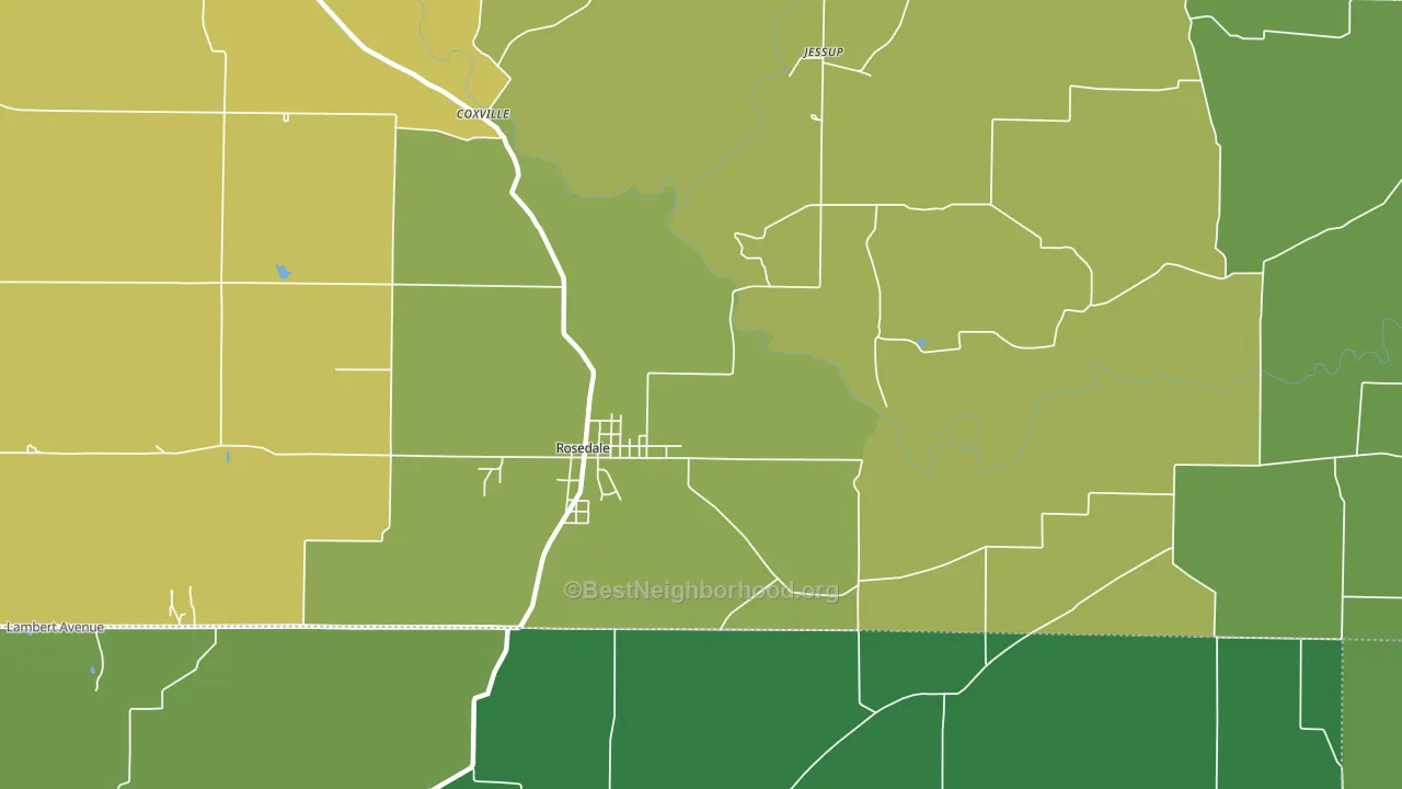 Diamond, IN block-group voter-turnout map