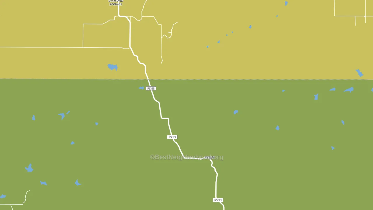 Diamond Springs, KS block-group voter-turnout map