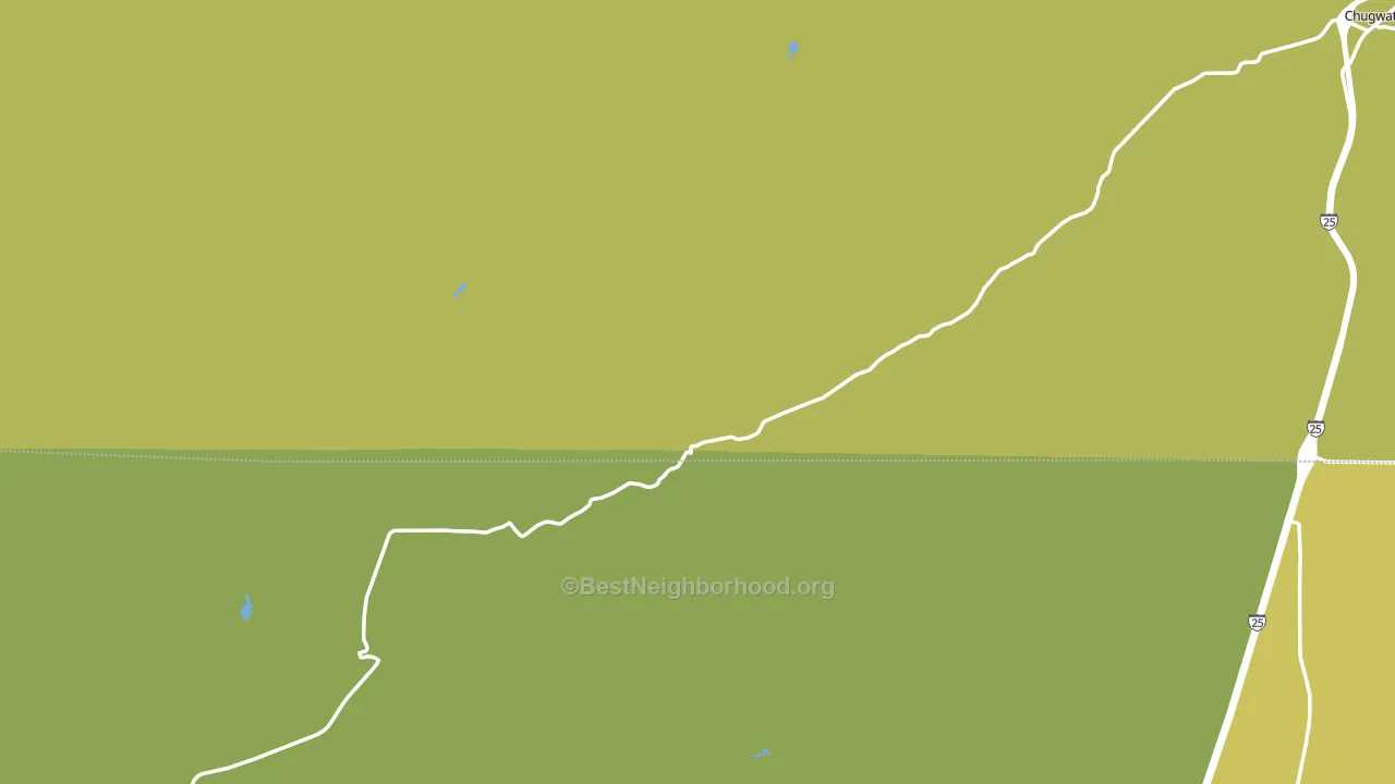 Diamond, WY block-group voter-turnout map
