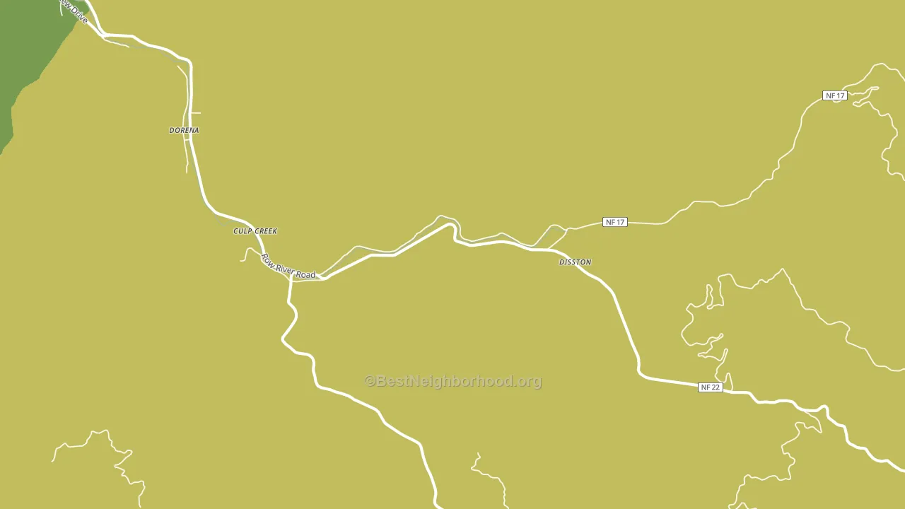 Disston, OR block-group voter-turnout map