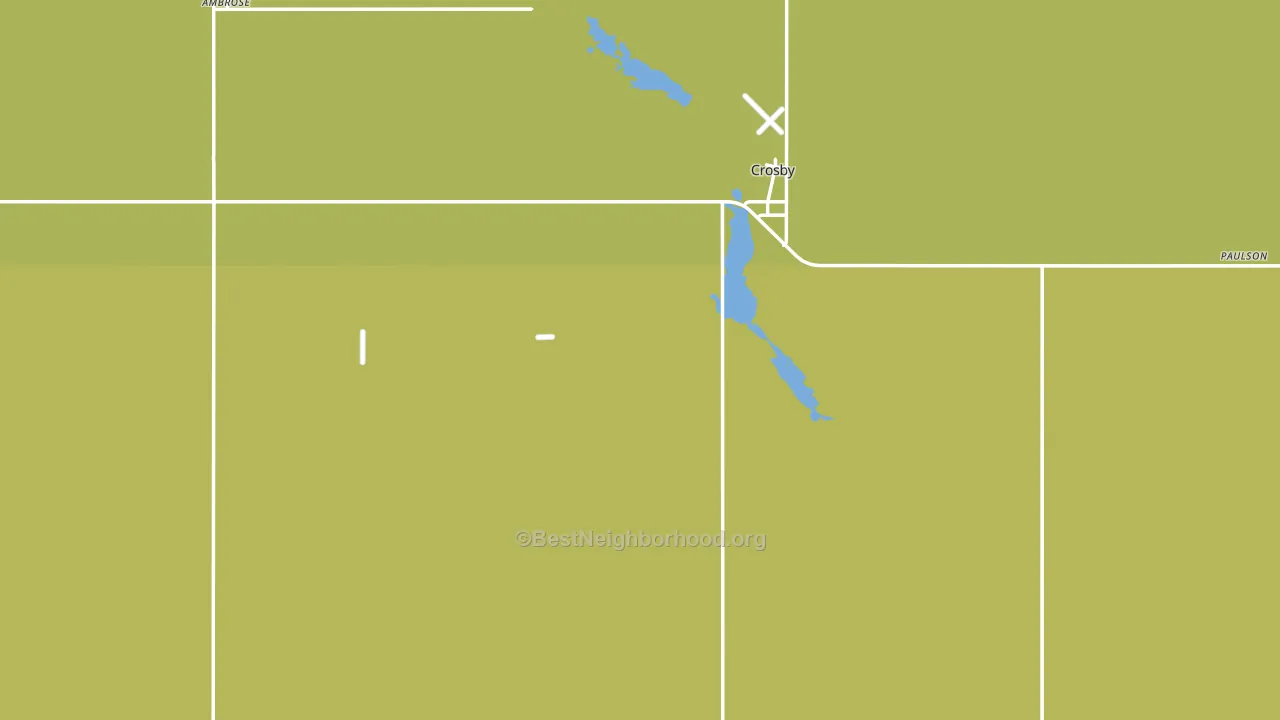 Divide County, ND block-group voter-turnout map