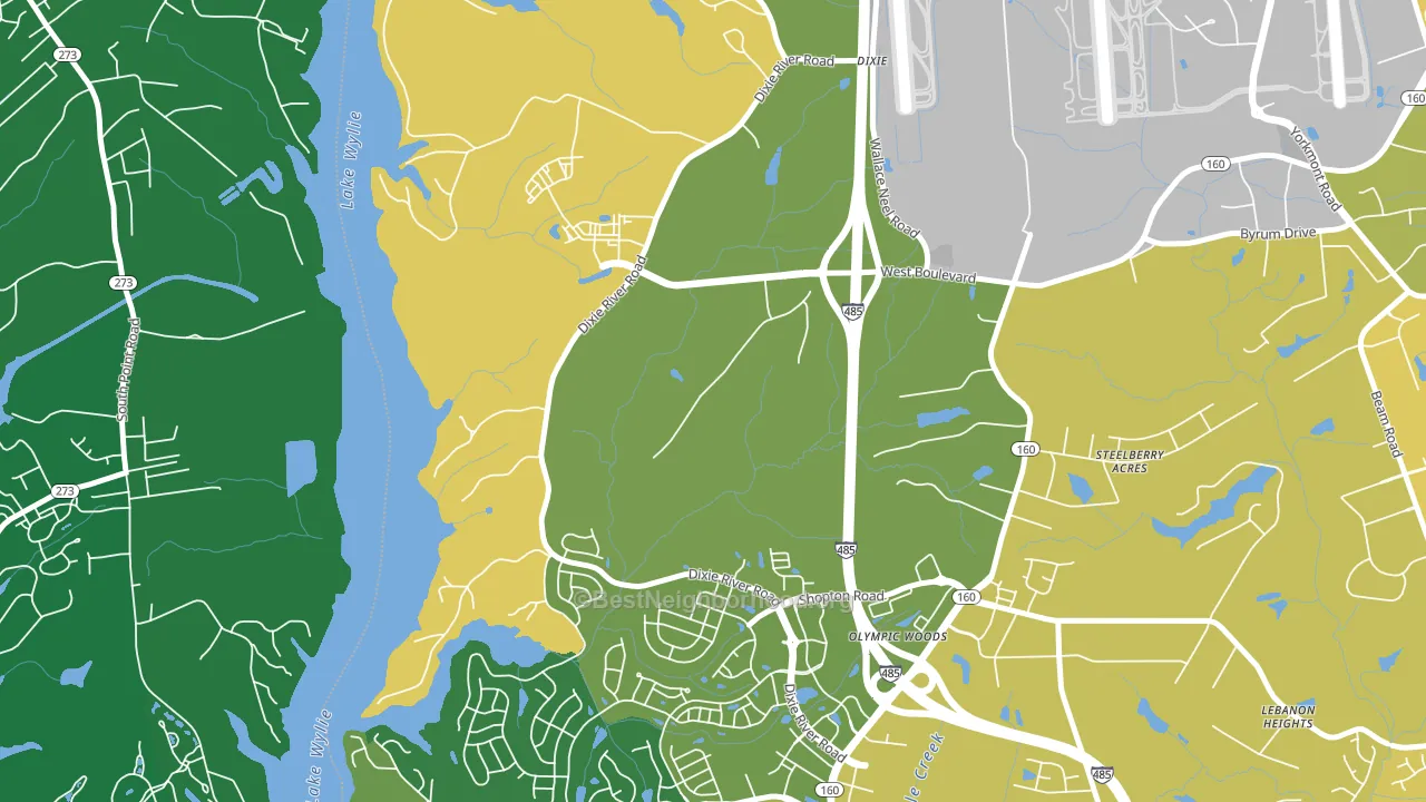 Dixie, NC block-group voter-turnout map