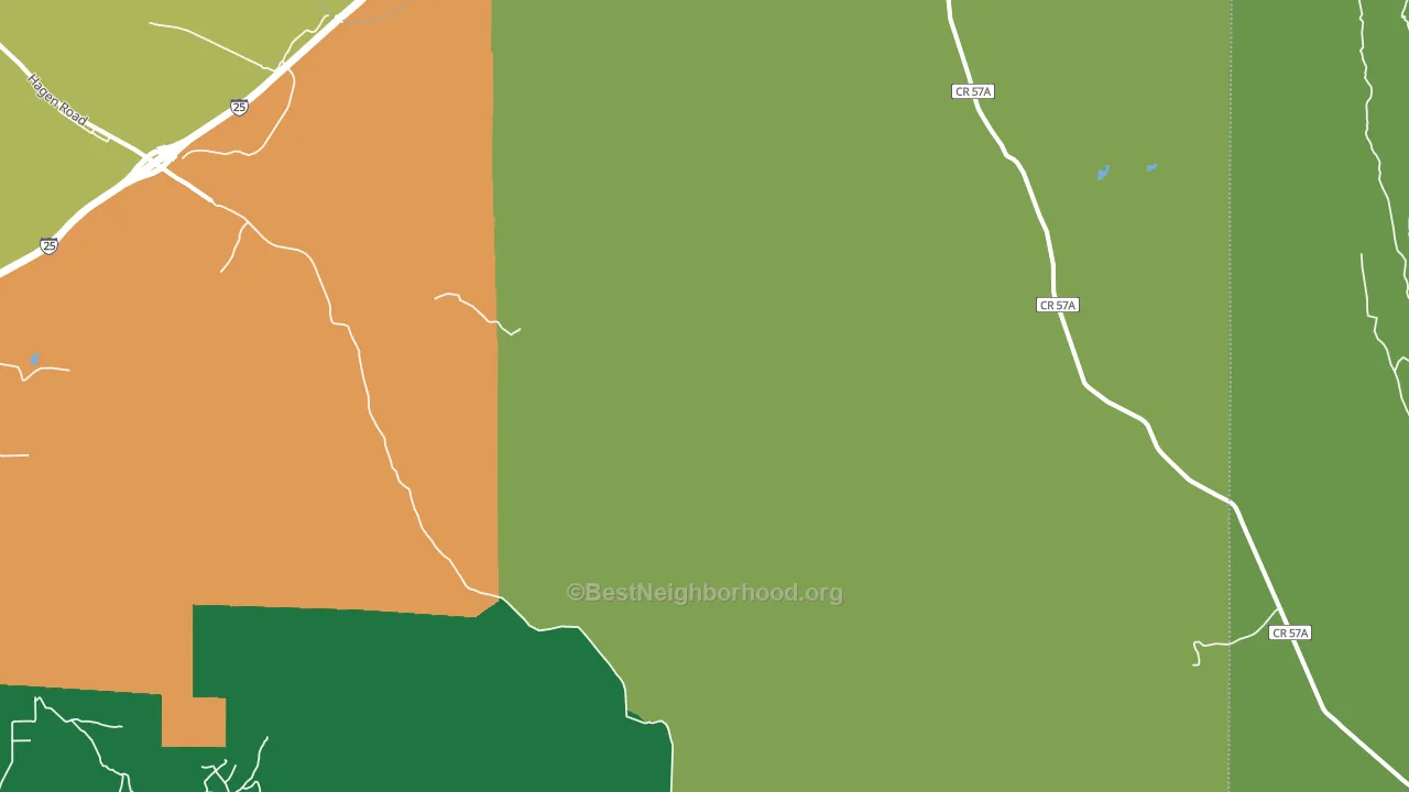 Domingo, NM block-group voter-turnout map