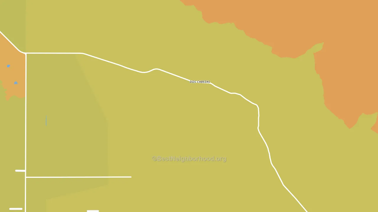 Dos Cabezas, AZ block-group voter-turnout map