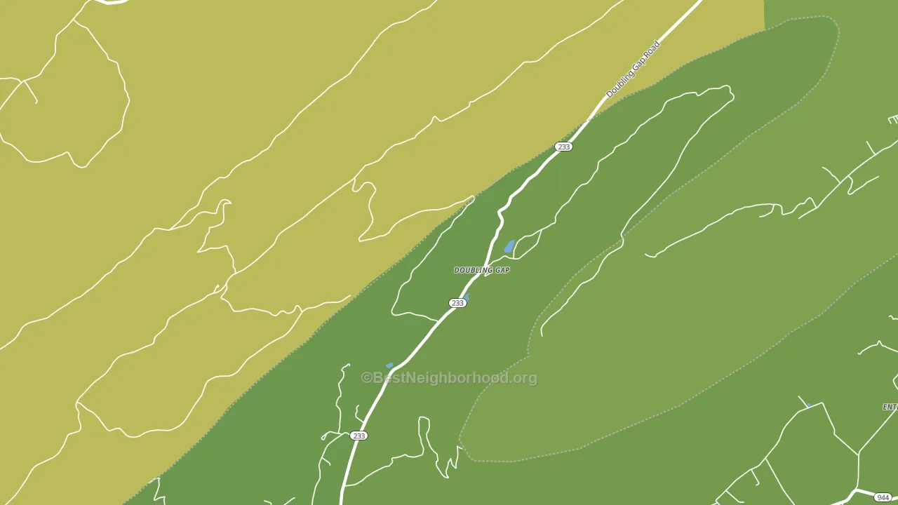 Doubling Gap, PA block-group voter-turnout map