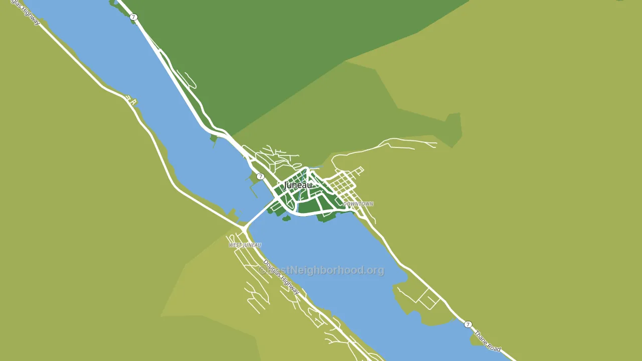 Downtown Juneau, Juneau, AK block-group voter-turnout map