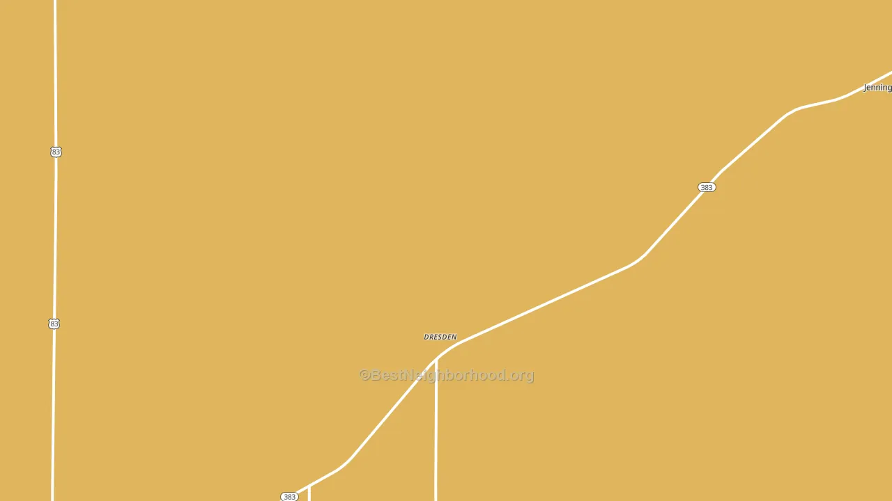 Dresden, KS block-group voter-turnout map