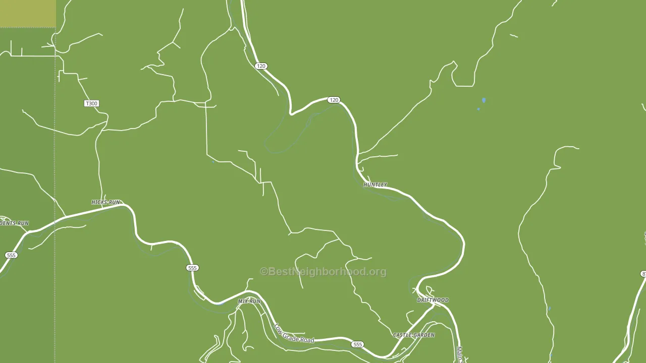 Driftwood, PA block-group voter-turnout map