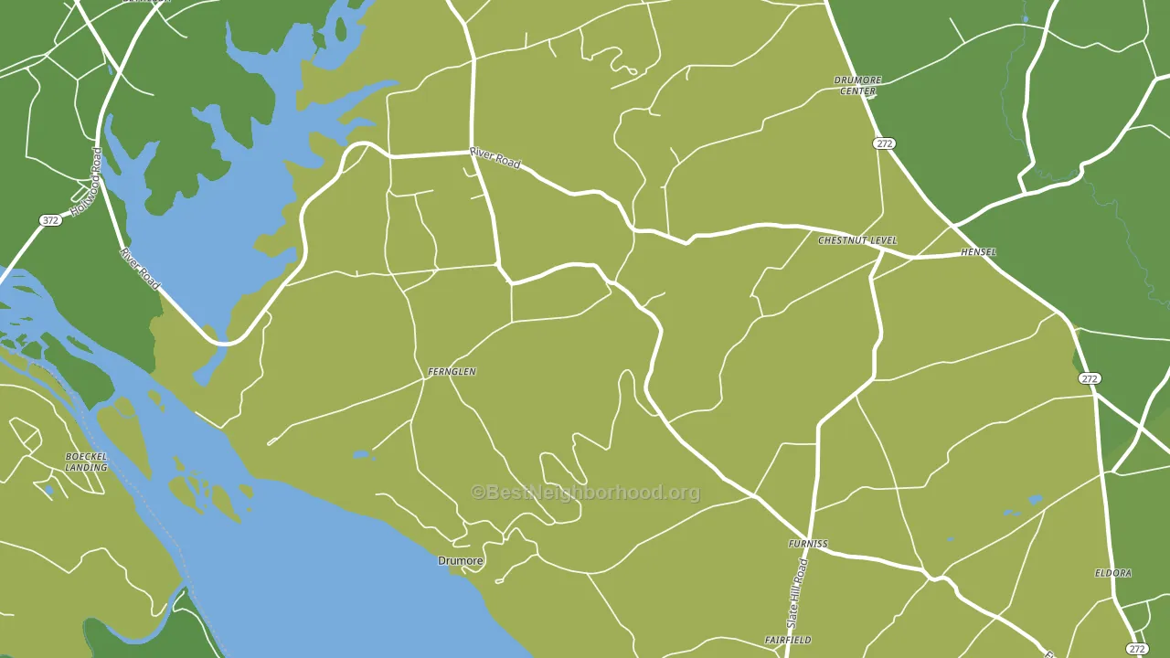 Drumore, PA block-group voter-turnout map