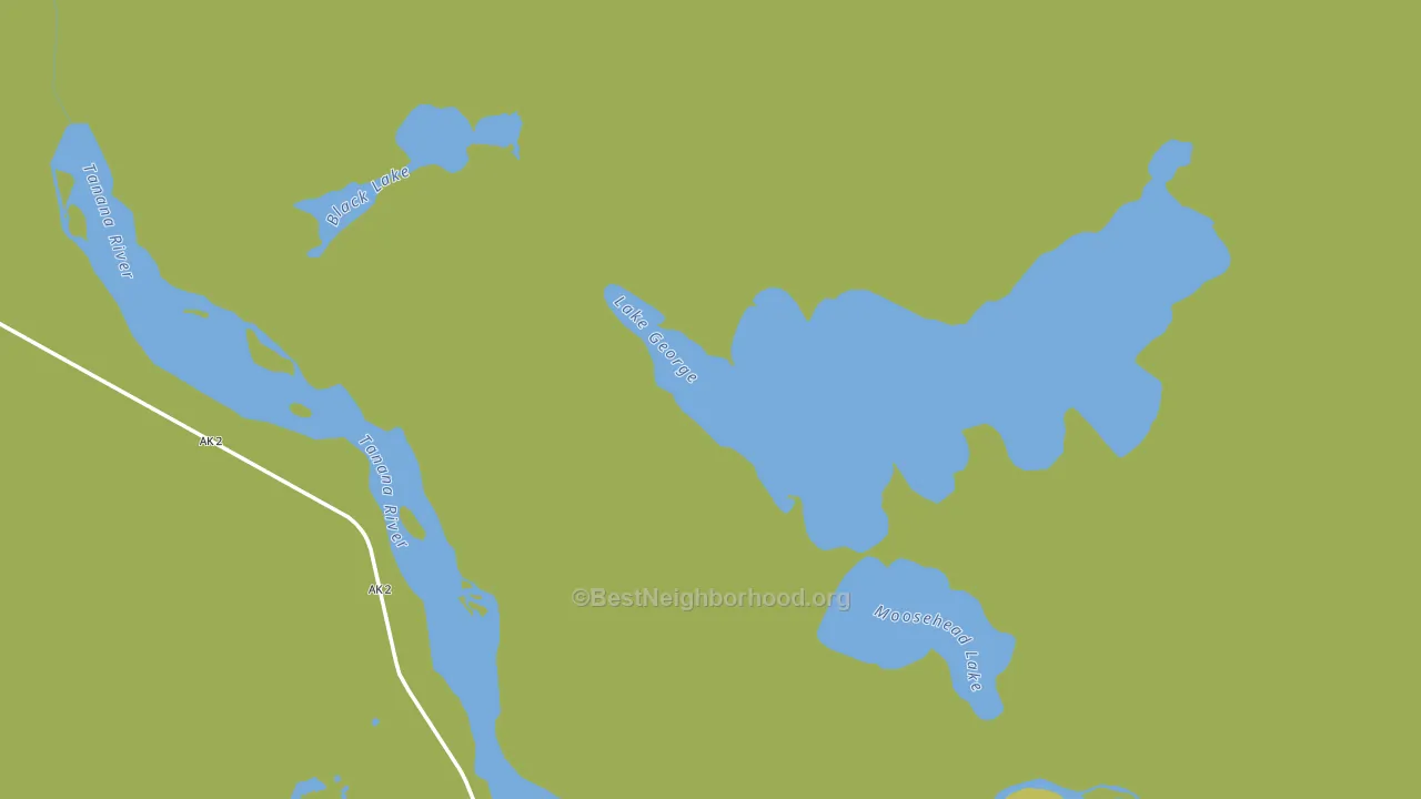 Dry Creek, AK block-group voter-turnout map