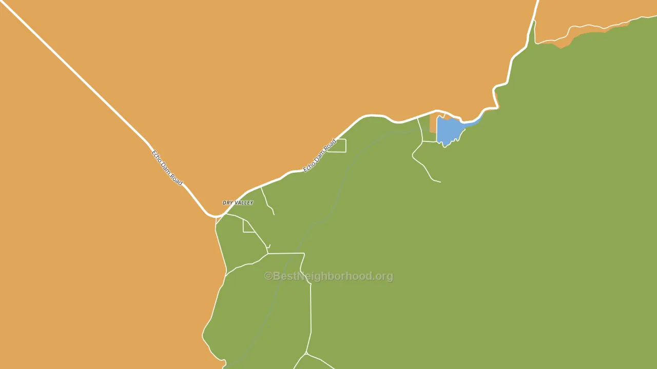 Dry Valley, NV block-group voter-turnout map