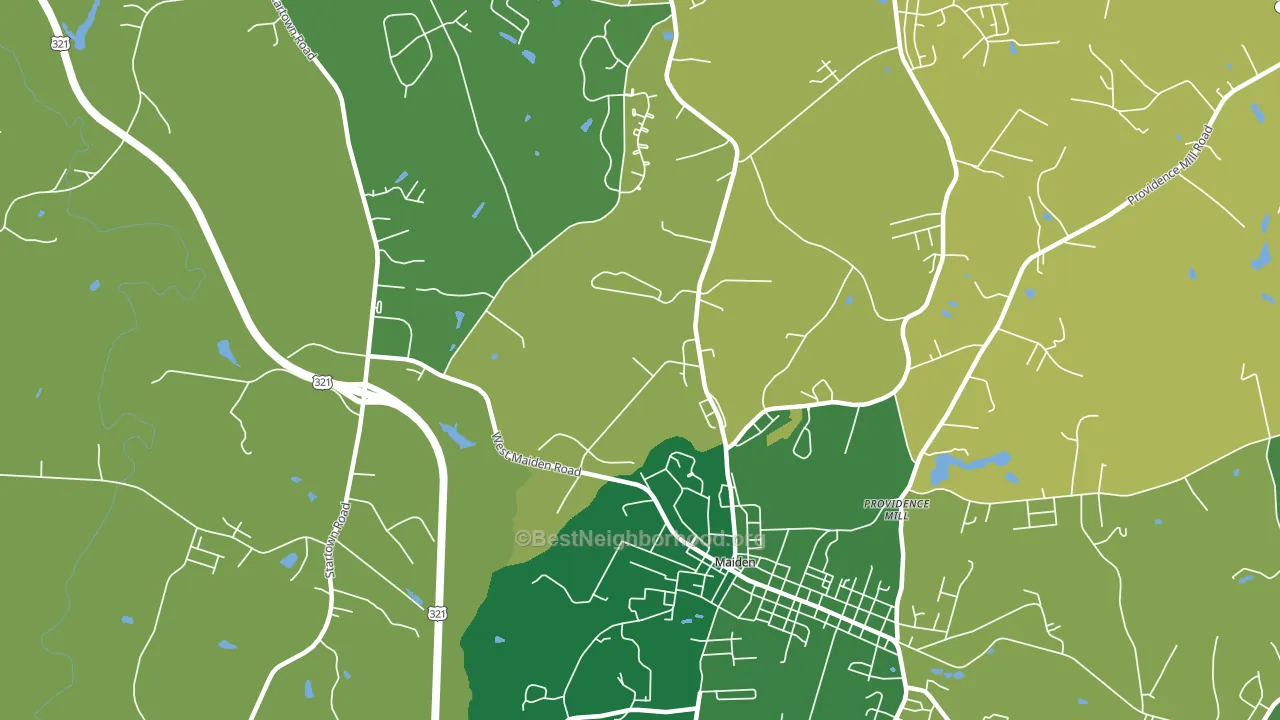 Duan, NC block-group voter-turnout map