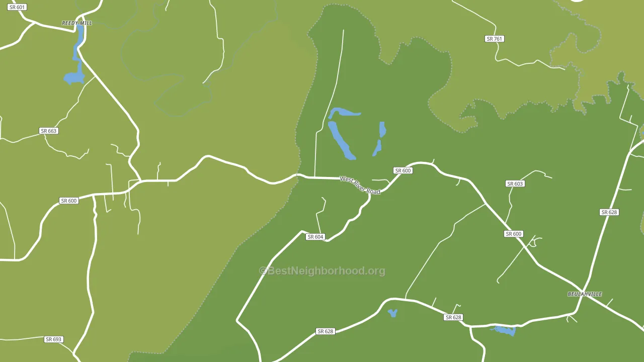 Duane, VA block-group voter-turnout map