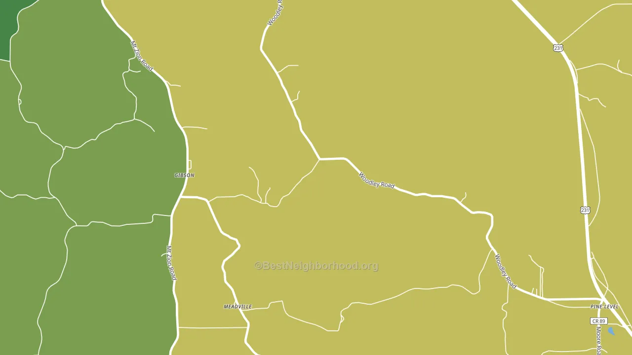 Dublin, AL block-group voter-turnout map