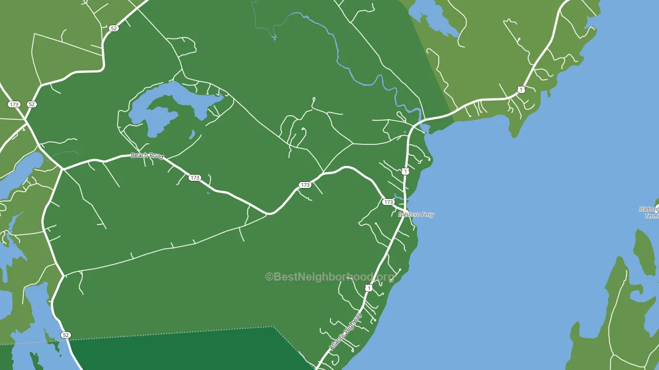 Ducktrap, ME block-group voter-turnout map
