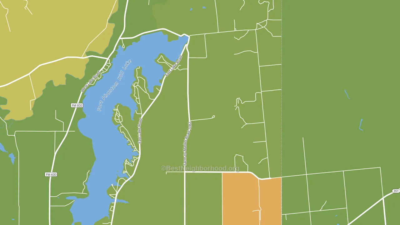 Dudley, TX block-group voter-turnout map