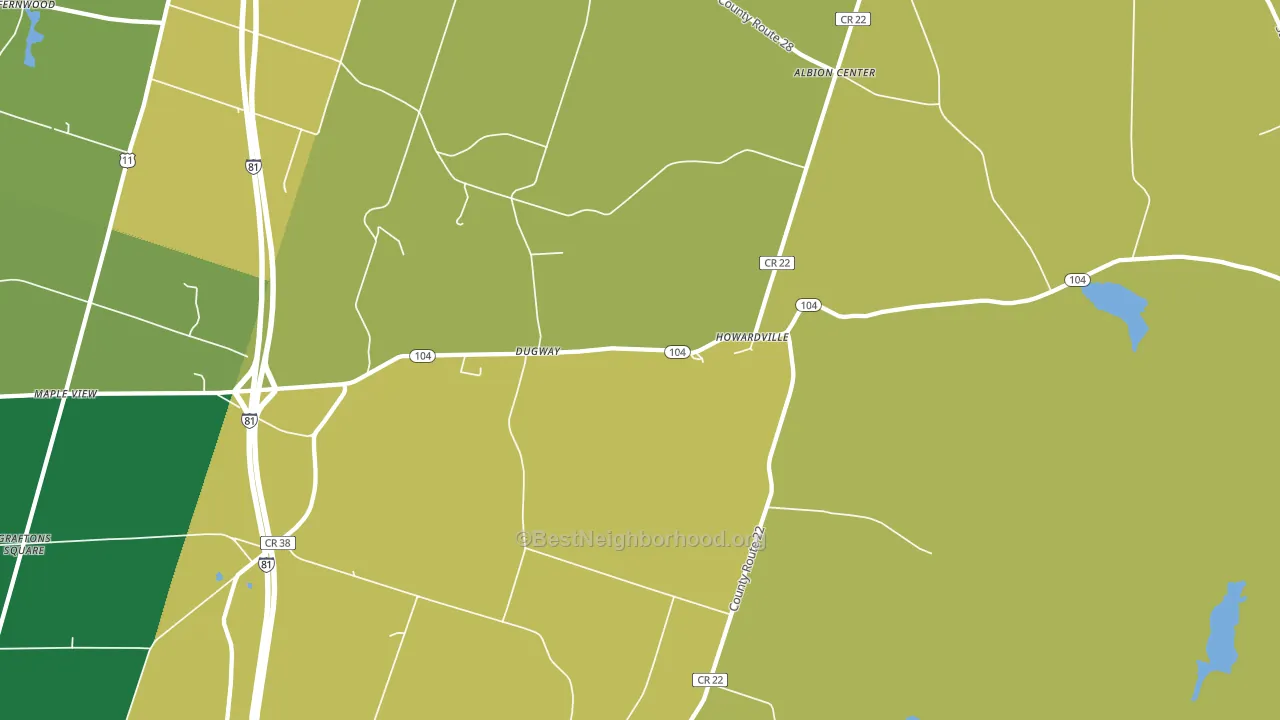 Dugway, NY block-group voter-turnout map
