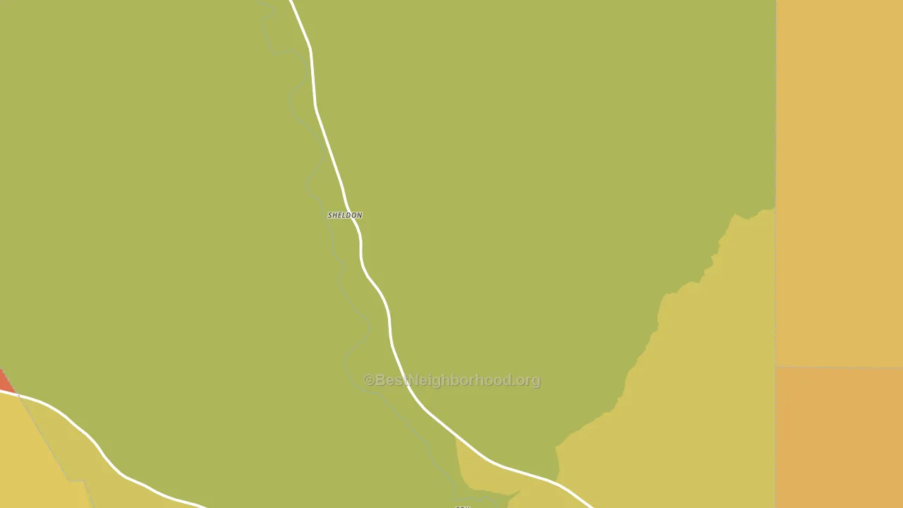 Duncan, AZ block-group voter-turnout map
