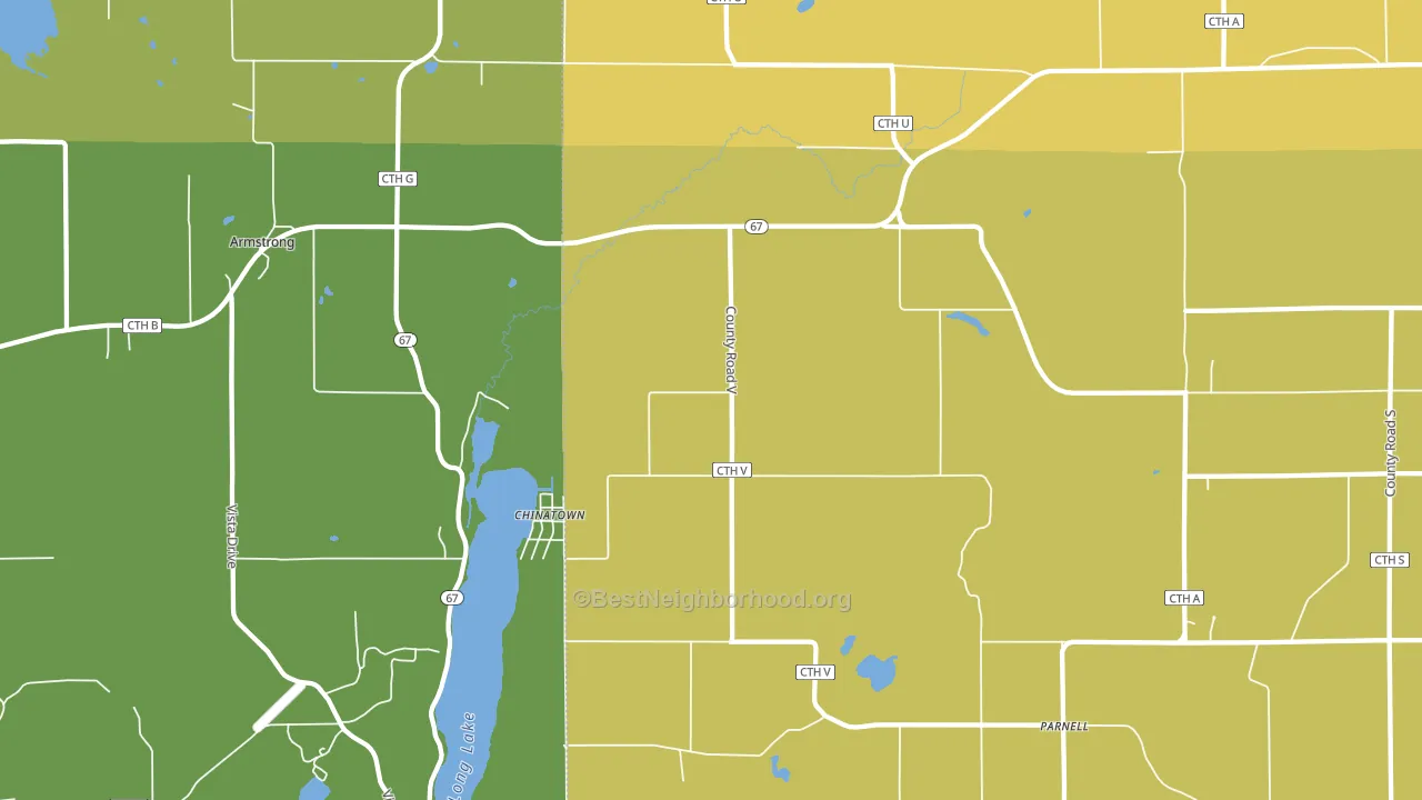 Dundee, WI block-group voter-turnout map