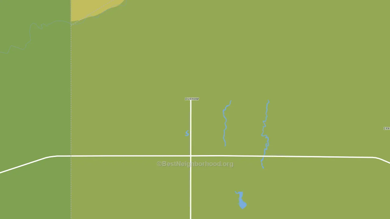 Durham, OK block-group voter-turnout map