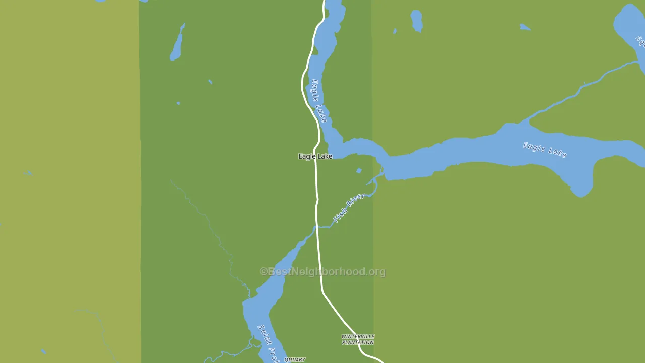 Eagle Lake, ME block-group voter-turnout map