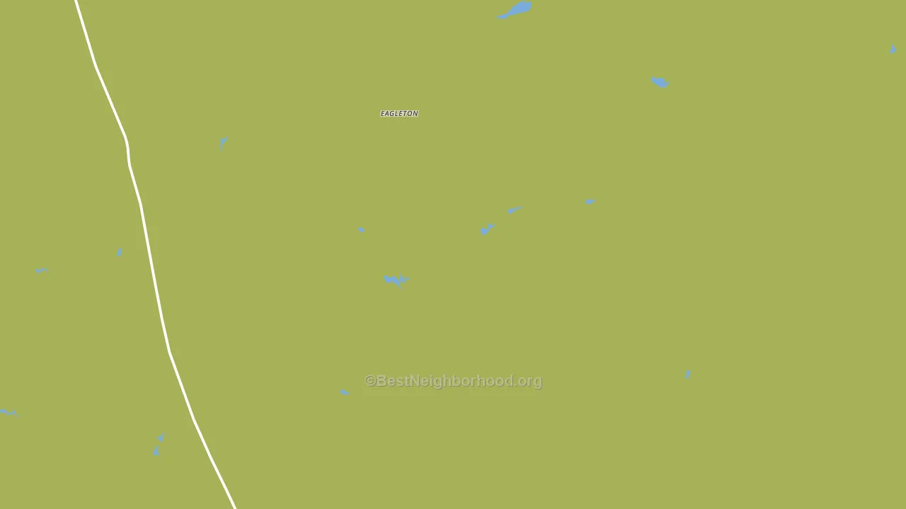 Eagleton, MT block-group voter-turnout map