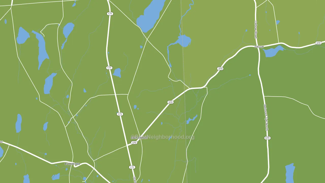 East Ararat, PA block-group voter-turnout map