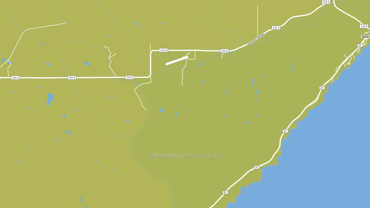 East Beaver Bay, MN block-group voter-turnout map