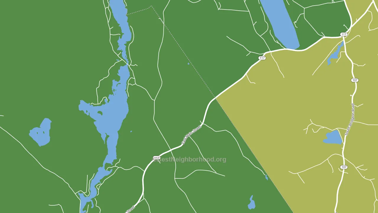 East Denmark, ME block-group voter-turnout map